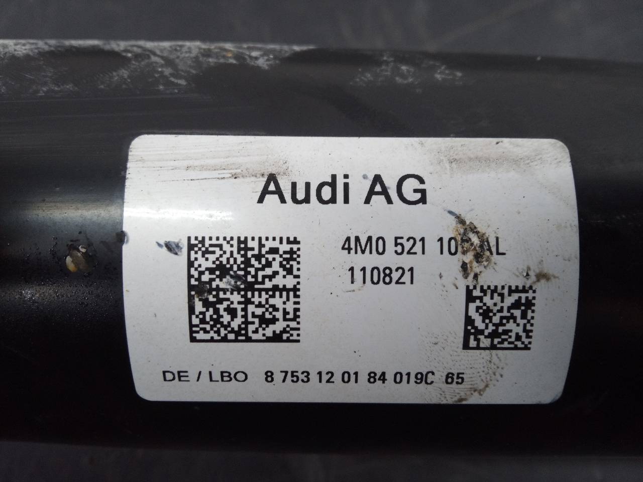 AUDI Q7 4M (2015-2024) Greičių dėžės trumpas kardanas 4M0521100AL, 110821, P1-B3-33 24088670
