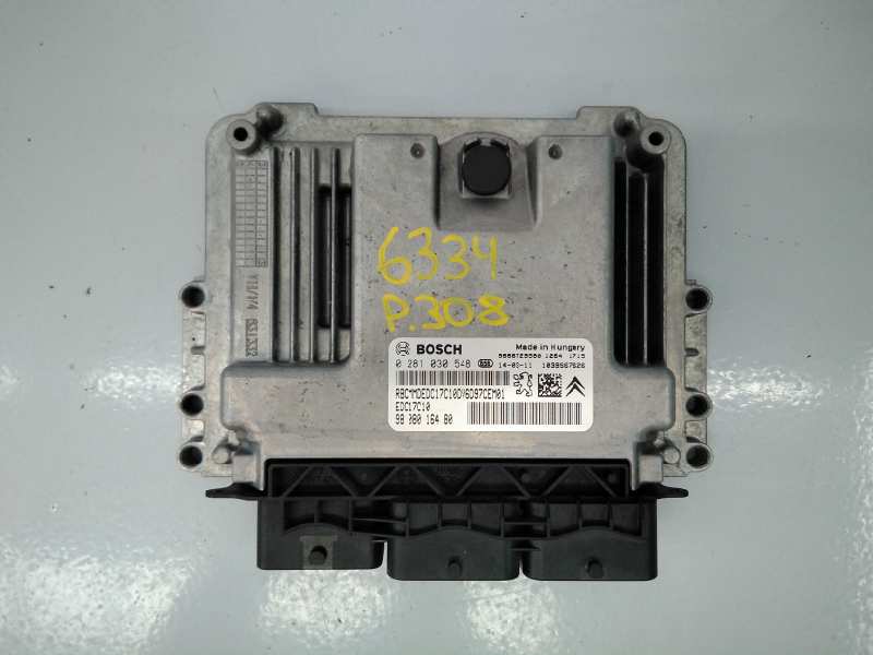 PEUGEOT 308 T9 (2013-2021) Блок керування двигуном ECU 9808016480,0281030548,E3-B2-36-2 18487014