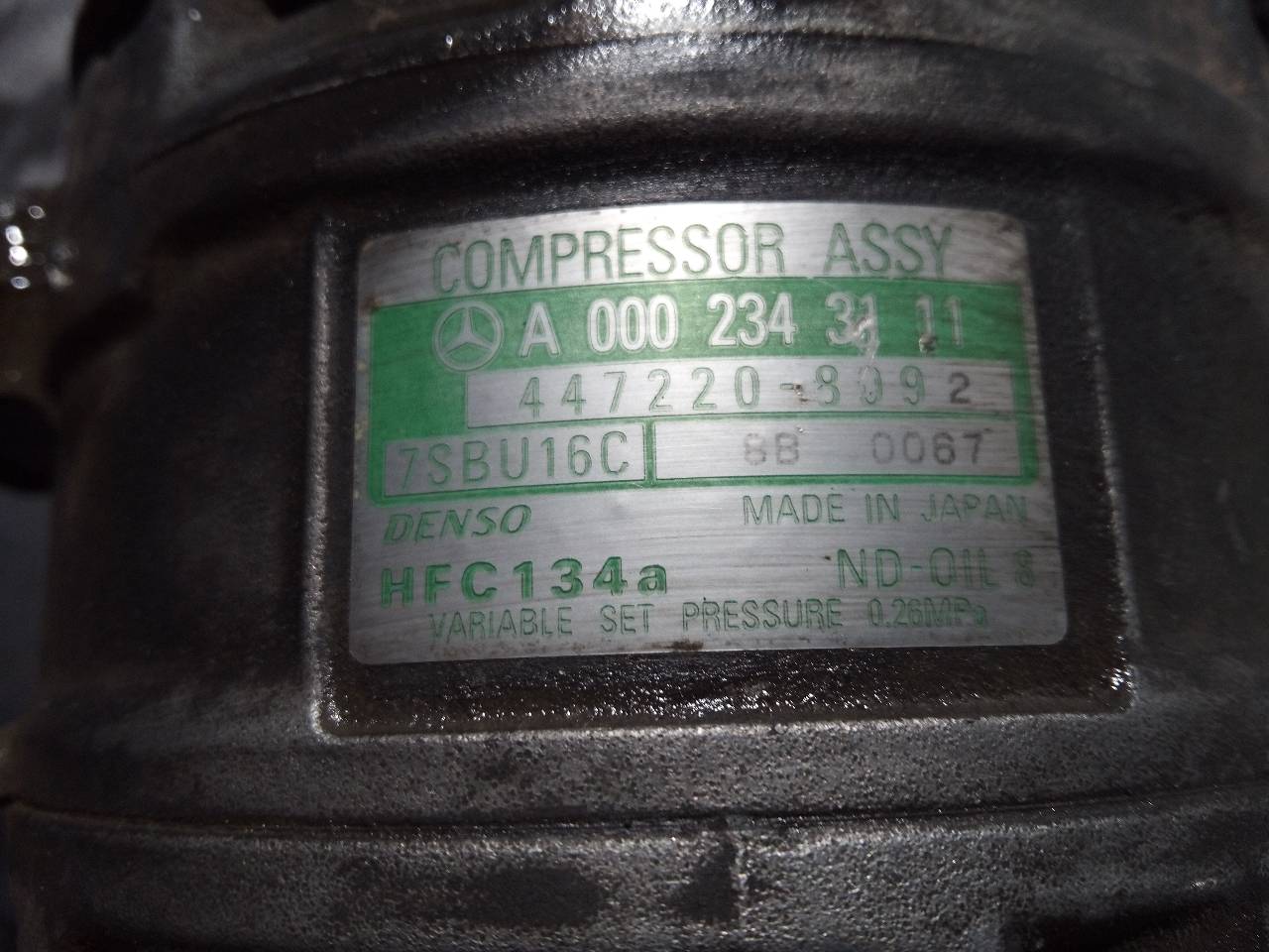 MERCEDES-BENZ M-Class W163 (1997-2005) Air Condition Pump A0002343111,4472208092,P3-A2-9-4 20143499