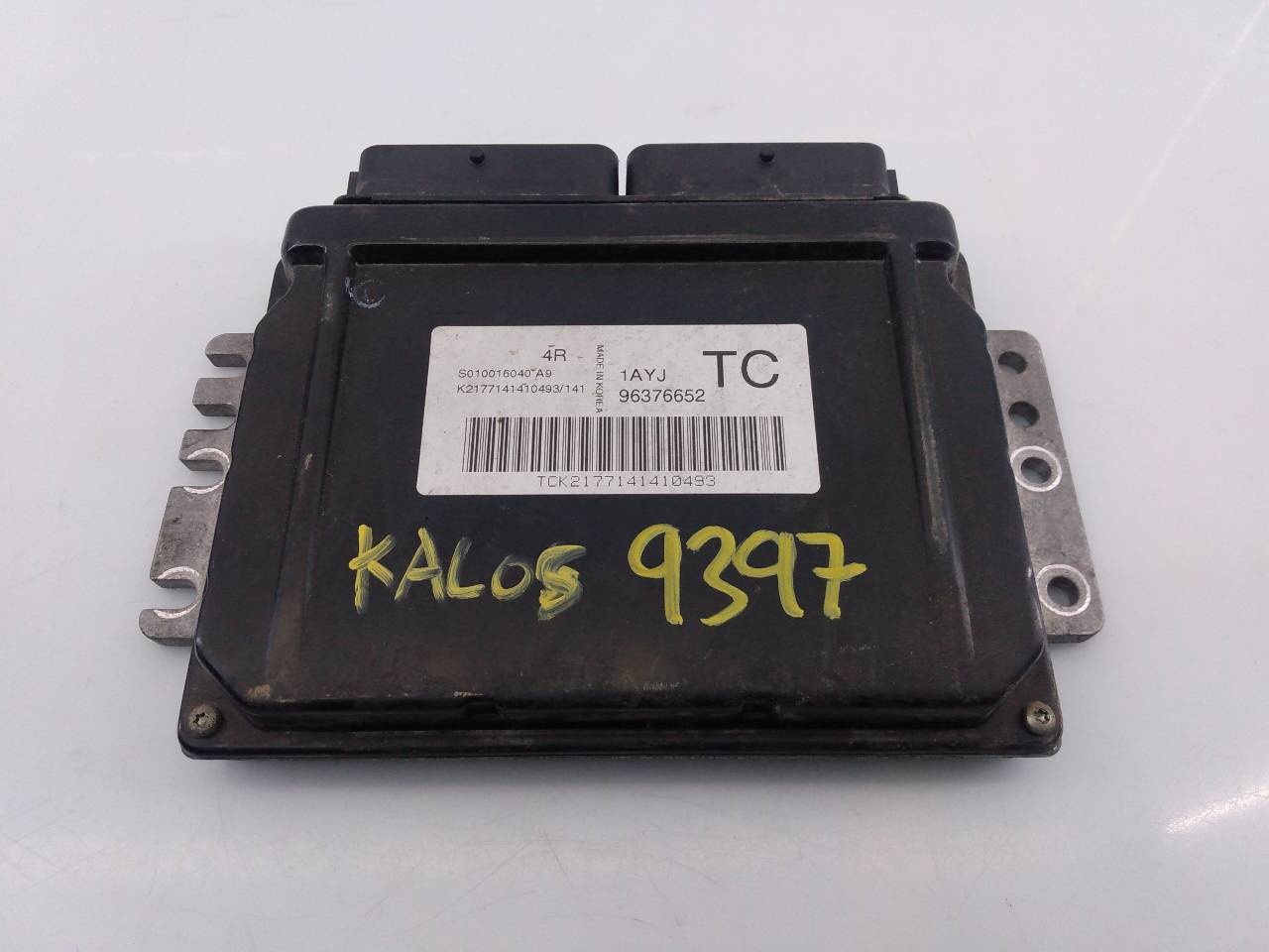 DAEWOO Kalos 1 generation (2002-2020) Moottorin ohjausyksikkö ECU 96376652, 1AYJ, E3-B6-14-5 18762892