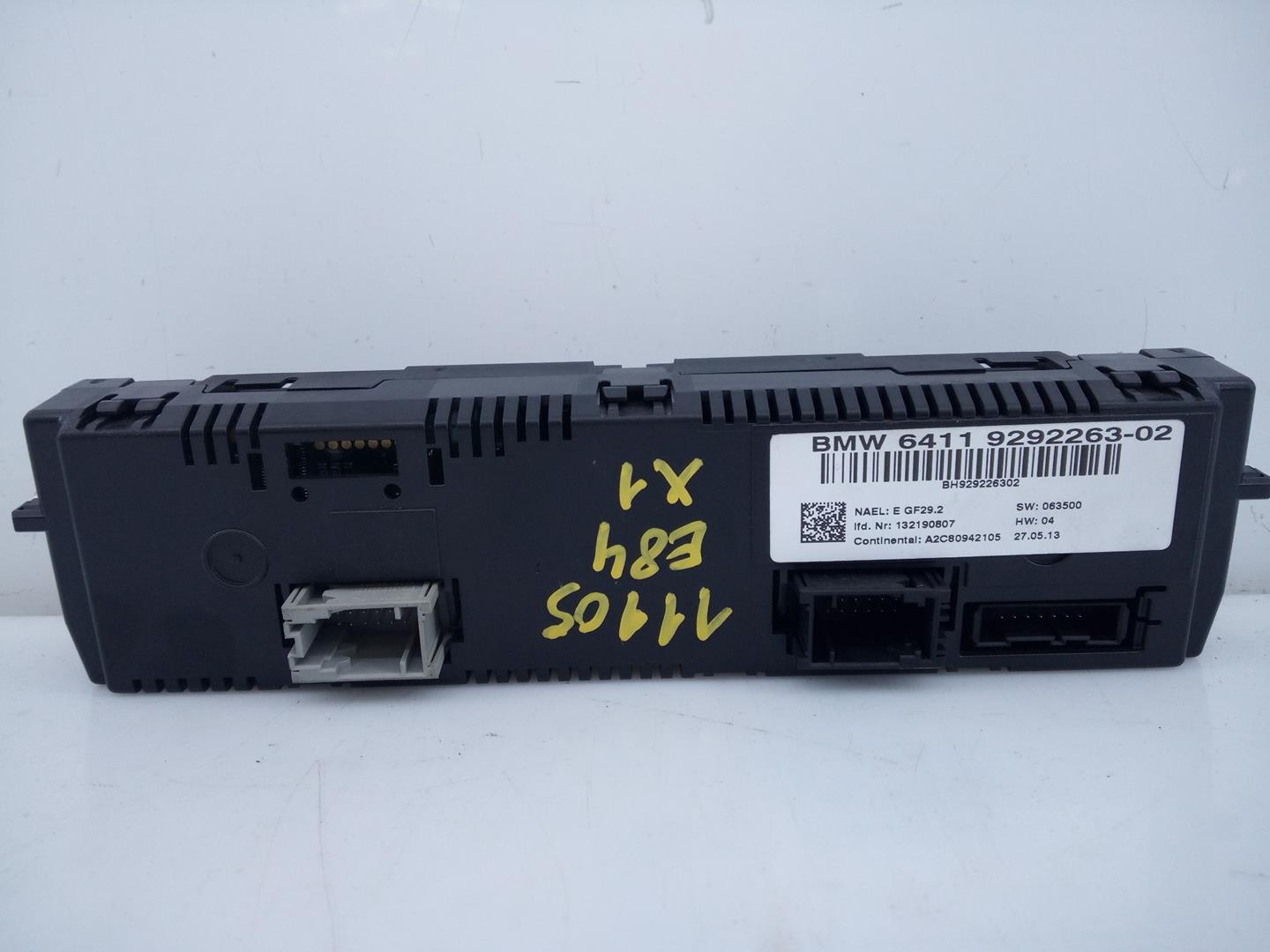 BMW X1 E84 (2009-2015) Climate  Control Unit 6411929226302, BH929226302, E3-A2-22-1 23278902