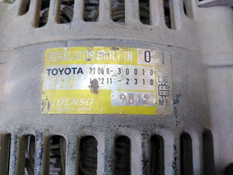 TOYOTA Land Cruiser Prado 90 Series (1996-2002) Генератор 2706030010,122112310,P3-A4-17-1 24291772