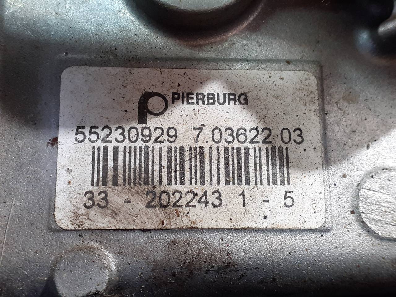 PEUGEOT Bipper 1 generation (2008-2020) EGR Valve 55230929,701599040,P1-A2-13 18762148