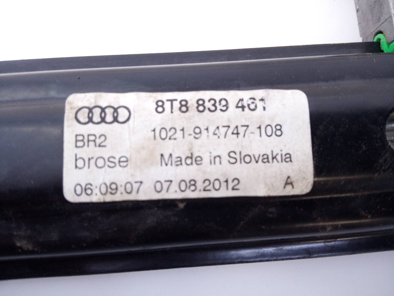 AUDI A5 Sportback Jobb hátsó ajtó ablakemelője 8T8839461,1021914747108,E1-A5-40-2 21800346