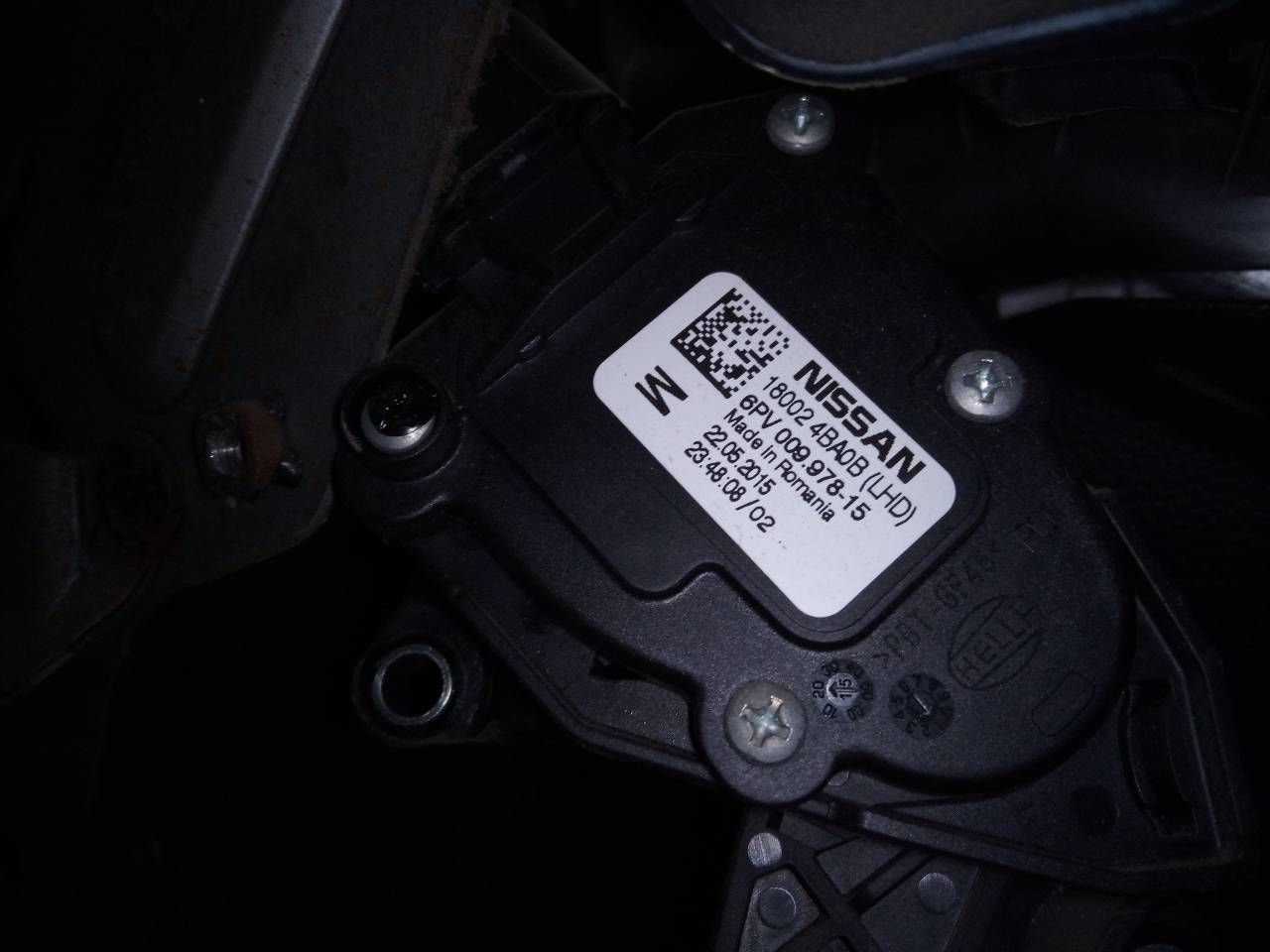 NISSAN Qashqai 2 generation (2013-2023) Педаль газа 180024BA0B 20961103