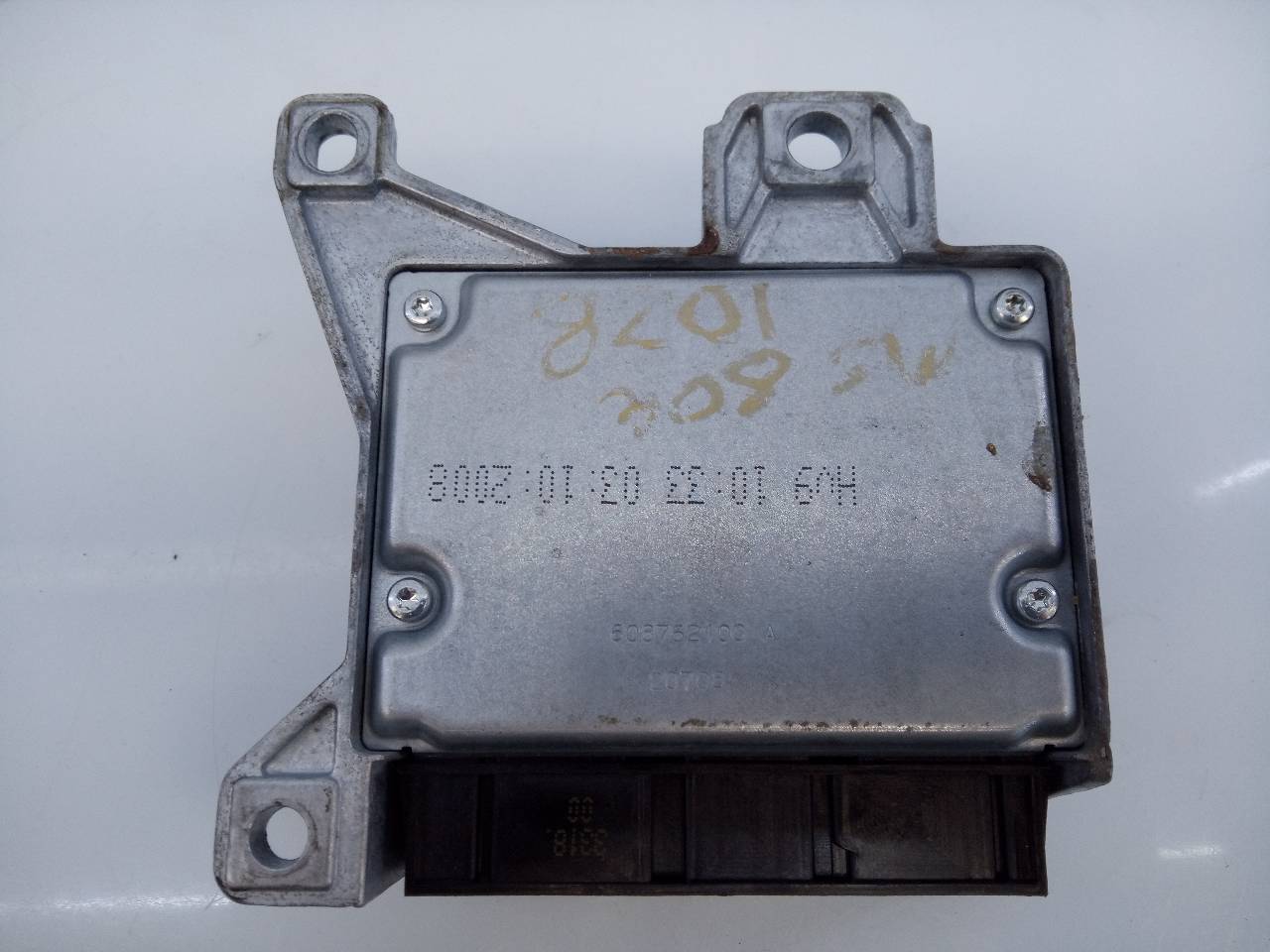 PEUGEOT 308 T7 (2007-2015) SRS Control Unit 9665100080,610714900,E3-B2-35-1 18660264