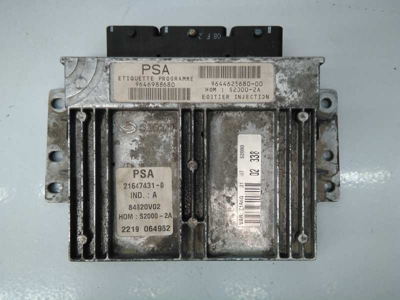 FORD 206 1 generation (1998-2009) Engine Control Unit ECU 9646988680,2219064962,E3-B2-40-1 18476285