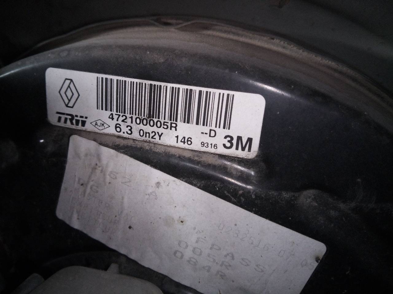 RENAULT Scenic 3 generation (2009-2015) Stabdžių pūslė 472100005R 24103331