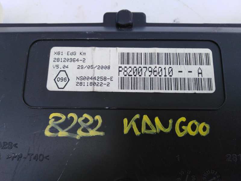 RENAULT Kangoo 2 generation (2007-2021) Speedometer 248101769R, P820796010, E2-A1-2-3 18669471