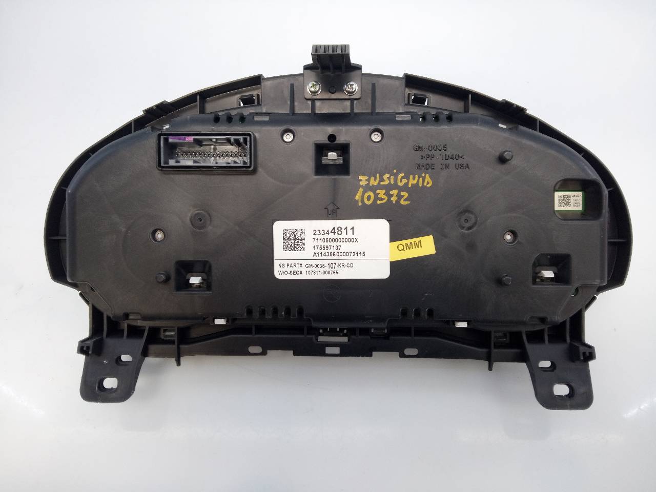 OPEL Insignia A (2008-2016) Speedometer 23344811, 0035107KRCD, E3-A5-33-4 21622481