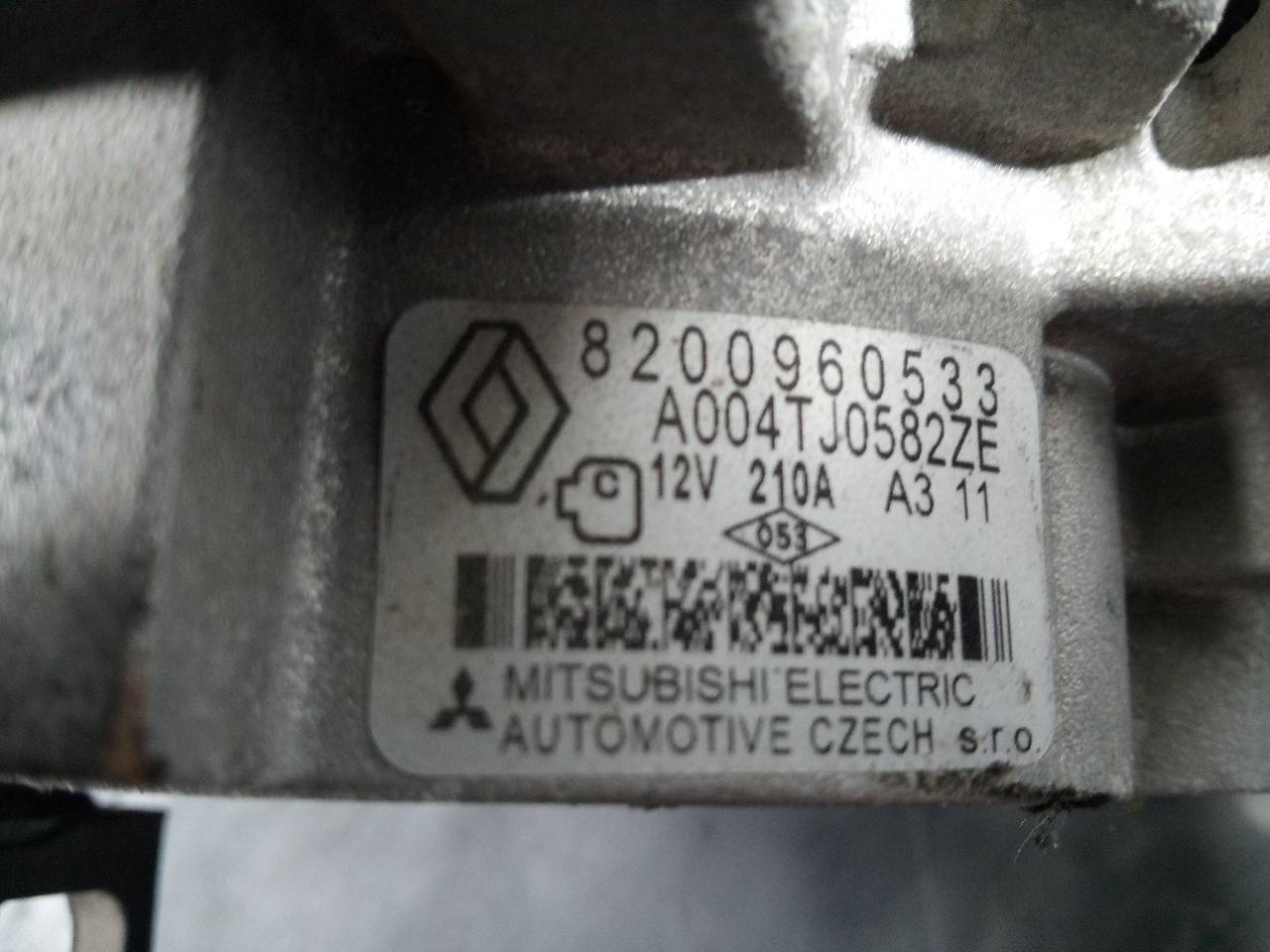 RENAULT Scenic 3 generation (2009-2015) Laturi 8200960533,A0044TJ0582ZE,P3-A5-28-3 18724087