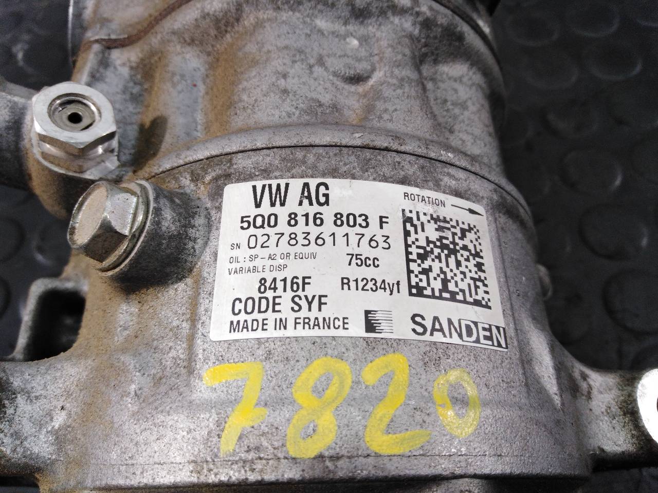 AUDI A7 C7/4G (2010-2020) Air Condition Pump 5Q0816803F, 02783611763, P3-B2-10-1 18628537