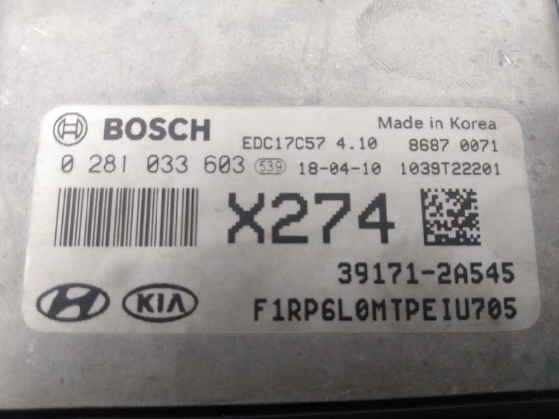 Centralita motor uce D4FD 391712A545 de Kia Carens iv 2013-0 116 CV con 13336 km - pieza usada