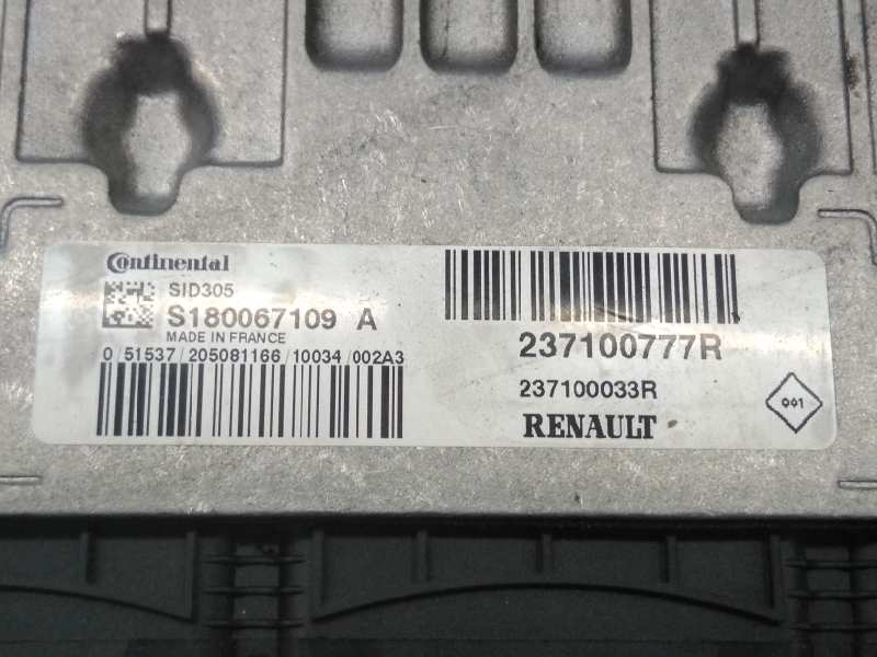 RENAULT Megane 3 generation (2008-2020) Блок управления двигателем S180067109A, 237100777R, E2-A1-43-2 18522356