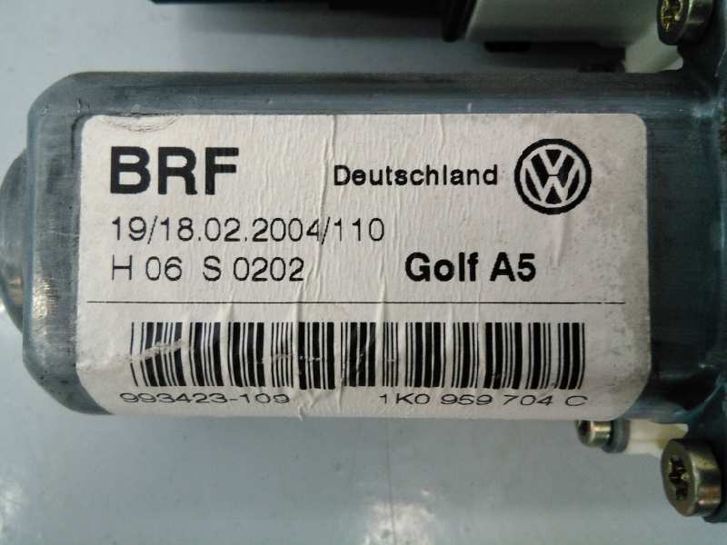 VOLKSWAGEN Golf 5 generation (2003-2009) Маторчик стеклоподъемника задней правой двери 1K0959704C, E1-B6-50-2 18461493