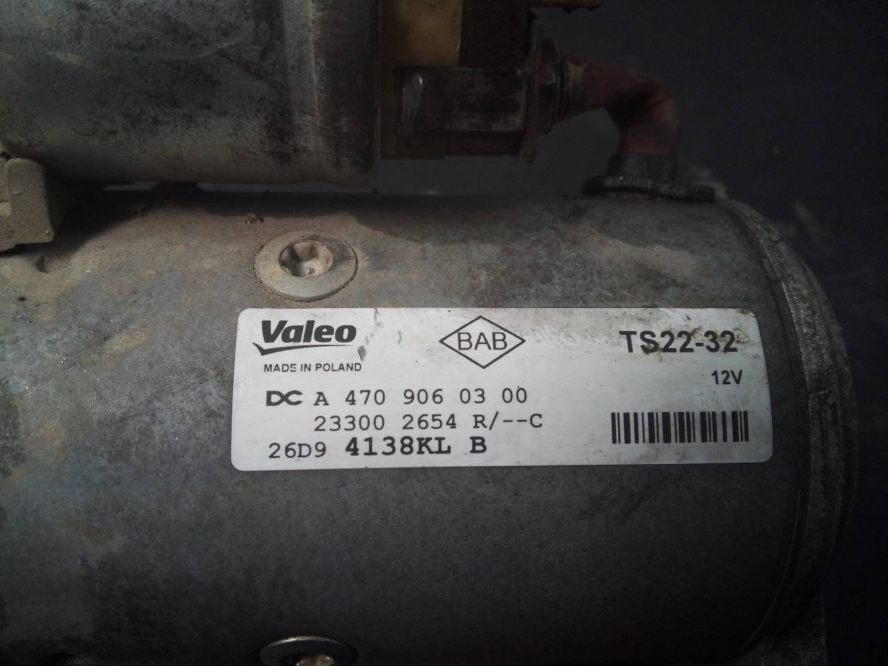 RENAULT Master 3 generation (2010-2023) Starter Motor A4709060300,233002654,P3-A7-8-1 24072282