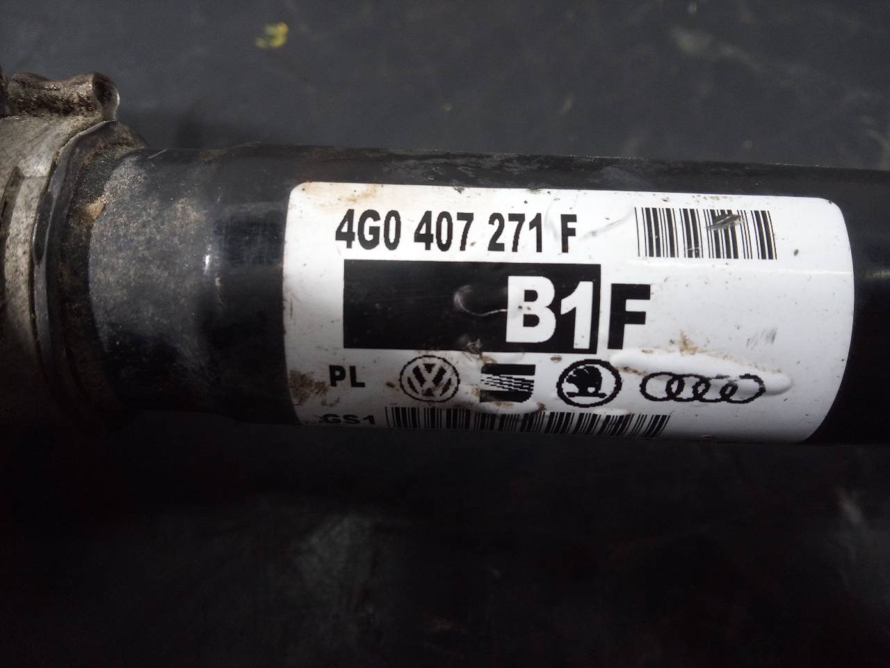 AUDI A6 allroad C7 (2012-2019) Rear Right Driveshaft 4G0407271F,P1-B6-32 26267064