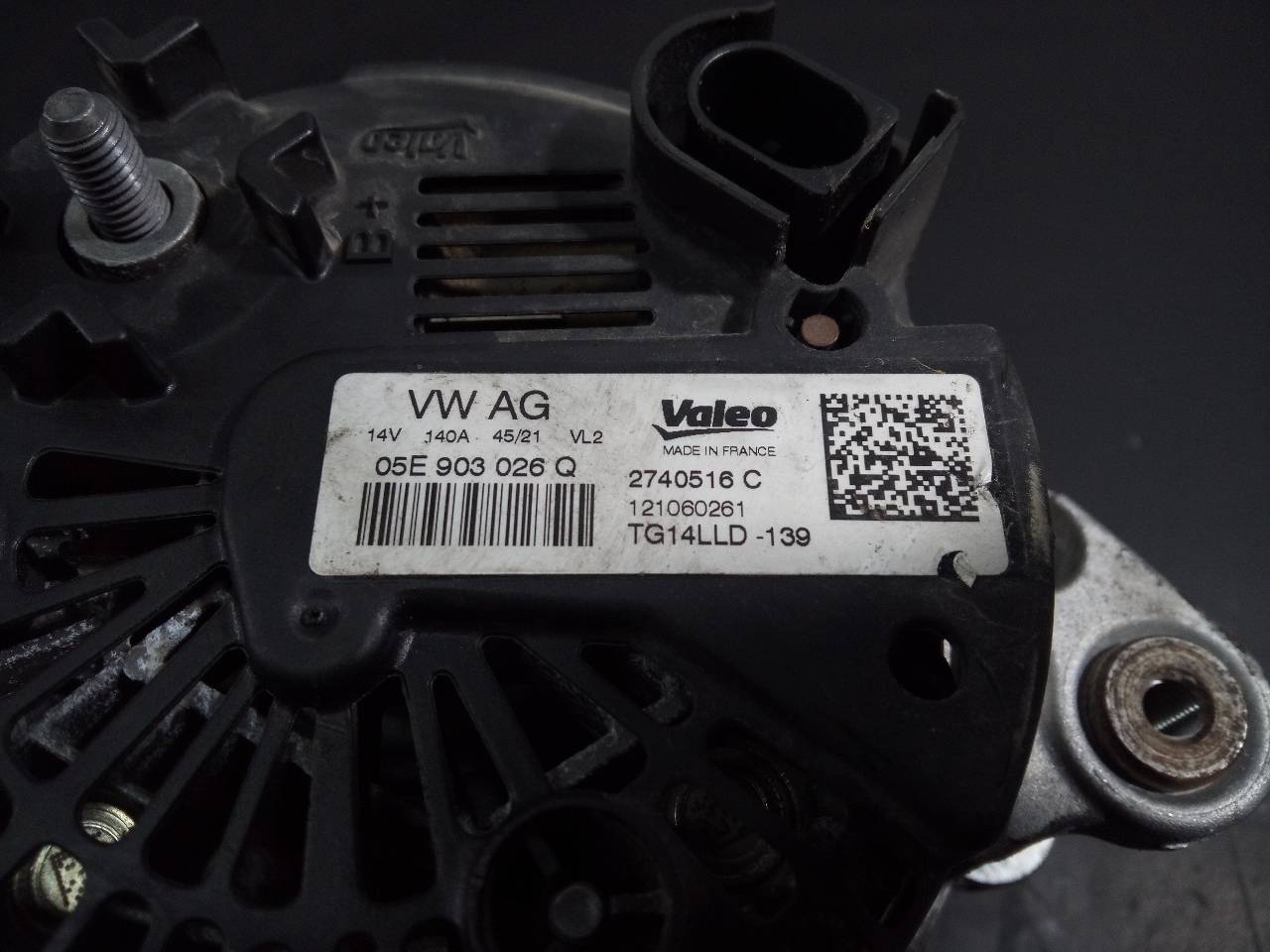 SUZUKI Alhambra 2 generation (2010-2021) Alternator 05E903026Q, 2740518C, P3-A4-23-5 21822501