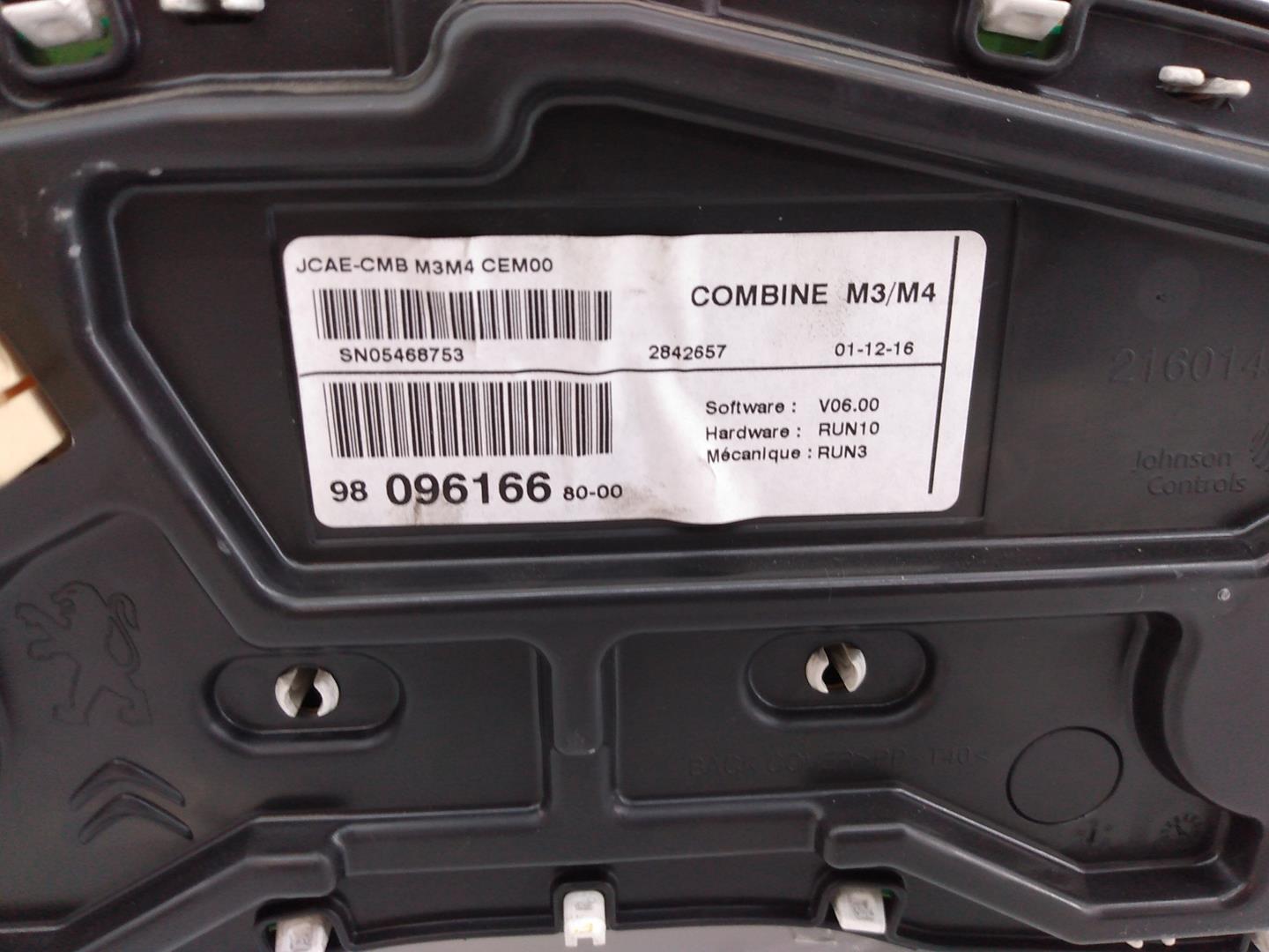 DODGE C-Elysee 2 generation (2012-2017) Spidometras (Prietaisų skydelis) E1-A4-50-1,9809616680 21796503