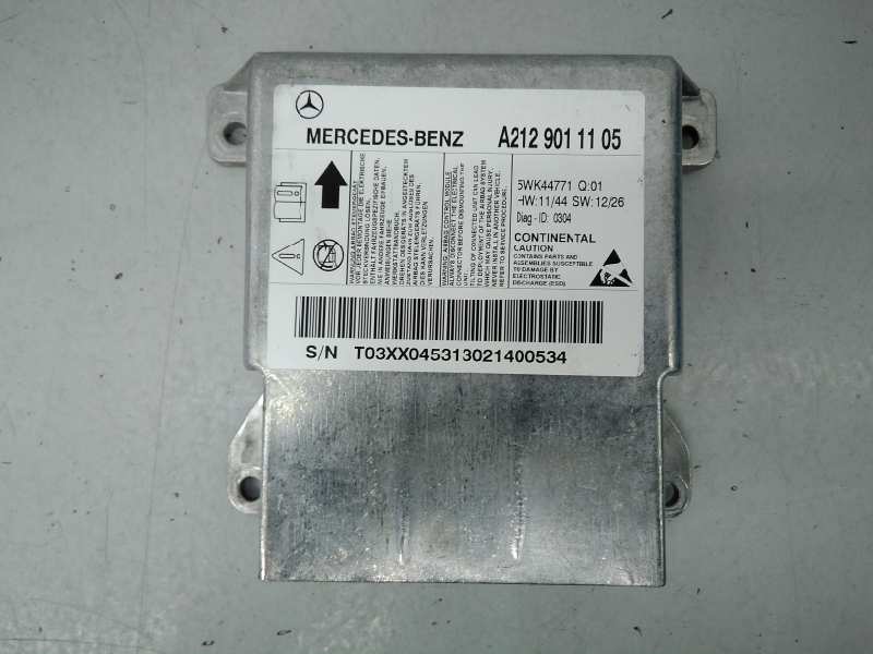 MERCEDES-BENZ E-Class W212/S212/C207/A207 (2009-2016) Unitate de control SRS A2129011105, E3-A1-8-4 18566103