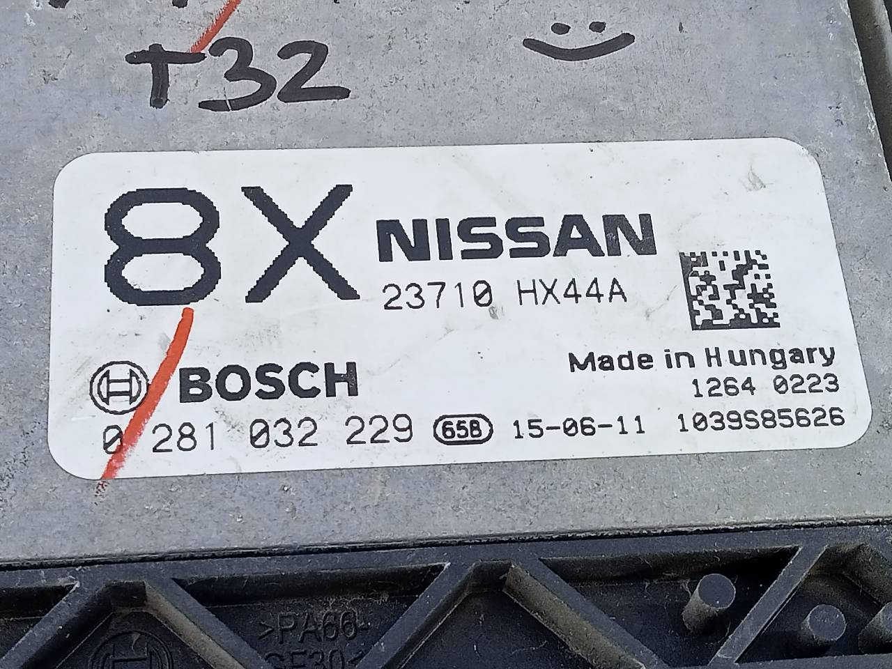 NISSAN X-Trail T32 (2013-2022) Calculateur d'unité de commande du moteur 23710HX44A, 0281032229, E3-B4-23-3 24095509