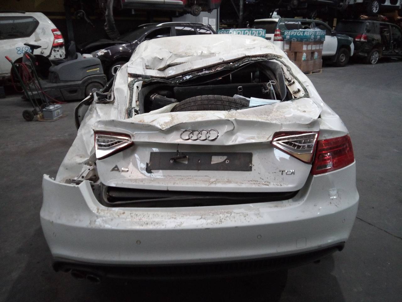 AUDI A5 Sportback 8T (2009-2011) Fönsterhiss för höger bakdörr 8T8839462C, 1021914748111, E1-A5-42-1 20963209