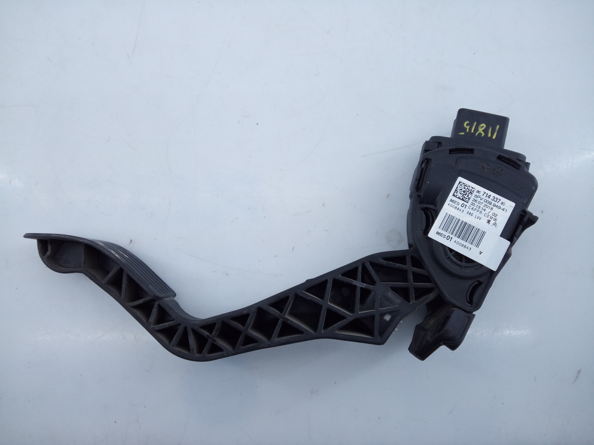 CITROËN C3 2 generation (2009-2016) Throttle Pedal 9671433780,E3-B2-28-2 23295409