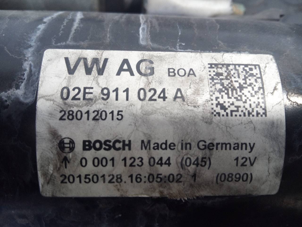 VOLKSWAGEN Touran 1 generation (2003-2015) Starter auto 02E911024A, 0001123044, P3-B8-14-1 18737169