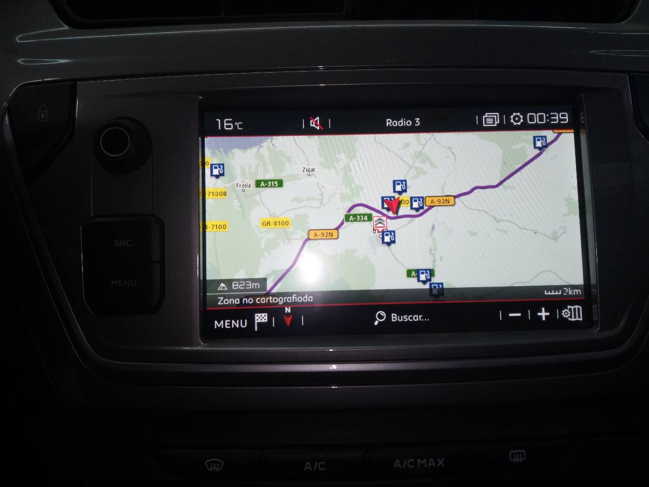 CITROËN C-Elysee 2 generation (2012-2017) Musikkspiller med GPS E3-B2-24-3 24104623