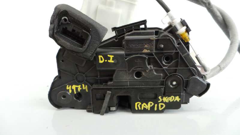 SKODA Rapid 2 generation (1985-2023) Front Left Door Lock 5E1837015A, E1-A5-39-1 18397114