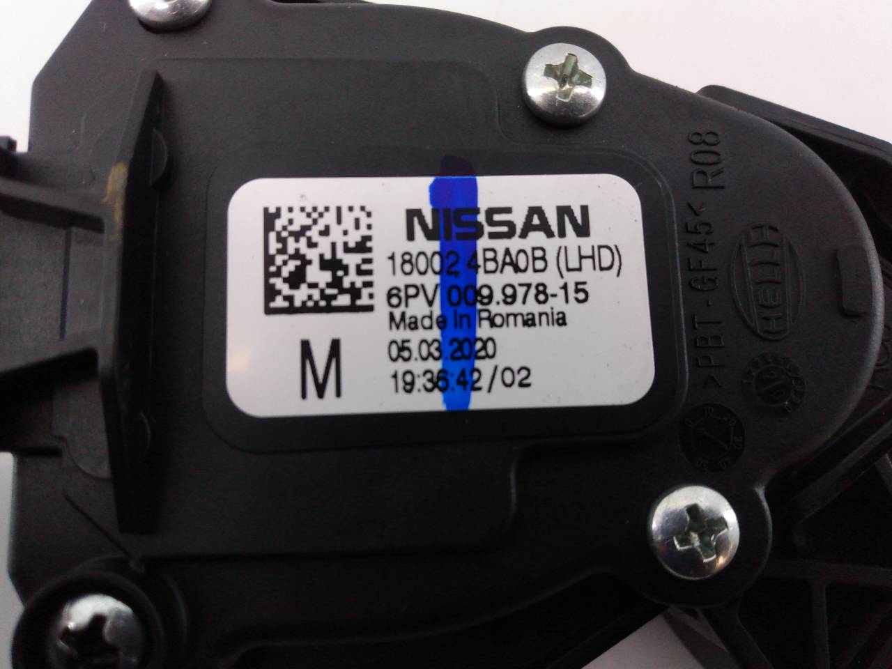 NISSAN Qashqai 2 generation (2013-2023) Gaspedal 180024BA0B,E3-B4-33-4 18765229