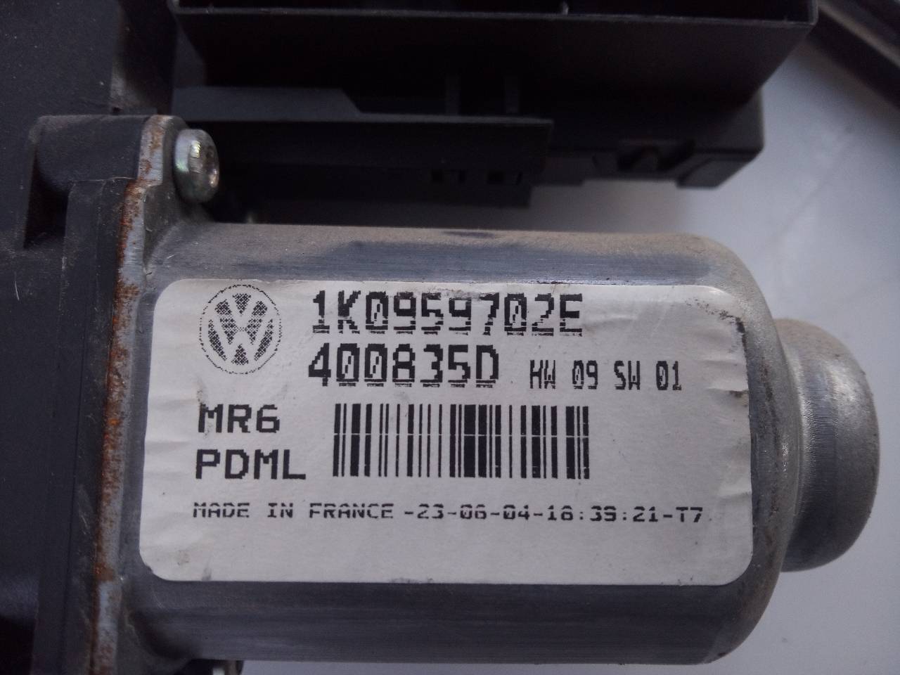 VOLKSWAGEN Golf 5 generation (2003-2009) Ρυθμιστής παραθύρου Δεξιάς Προσόψεως Πόρτας 1K0959702E,400835D,E1-B6-52-1 21798931