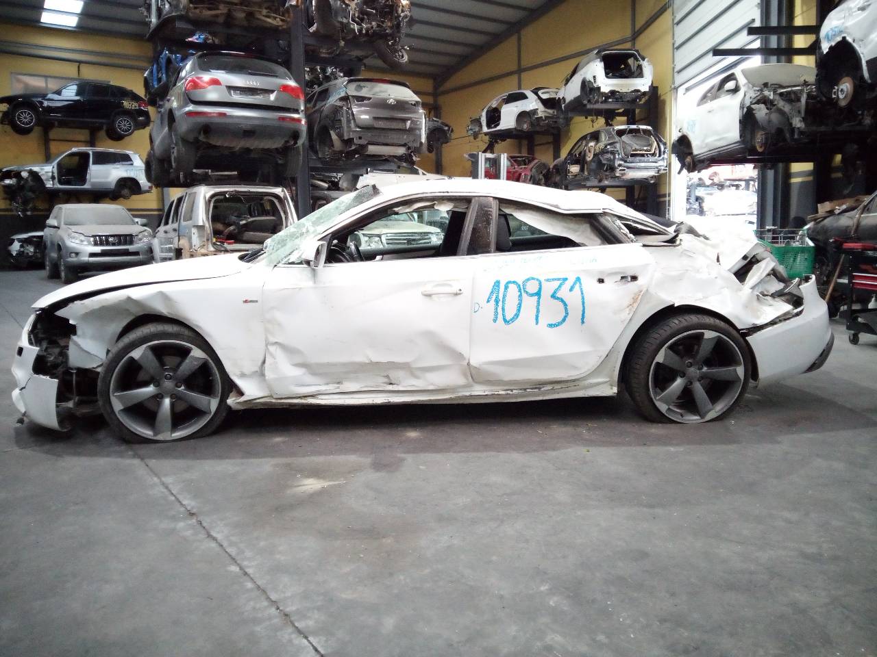 AUDI A5 Sportback 8T (2009-2011) Bakre höger dörrlås 8K0839016F, E1-A5-42-1 20963199