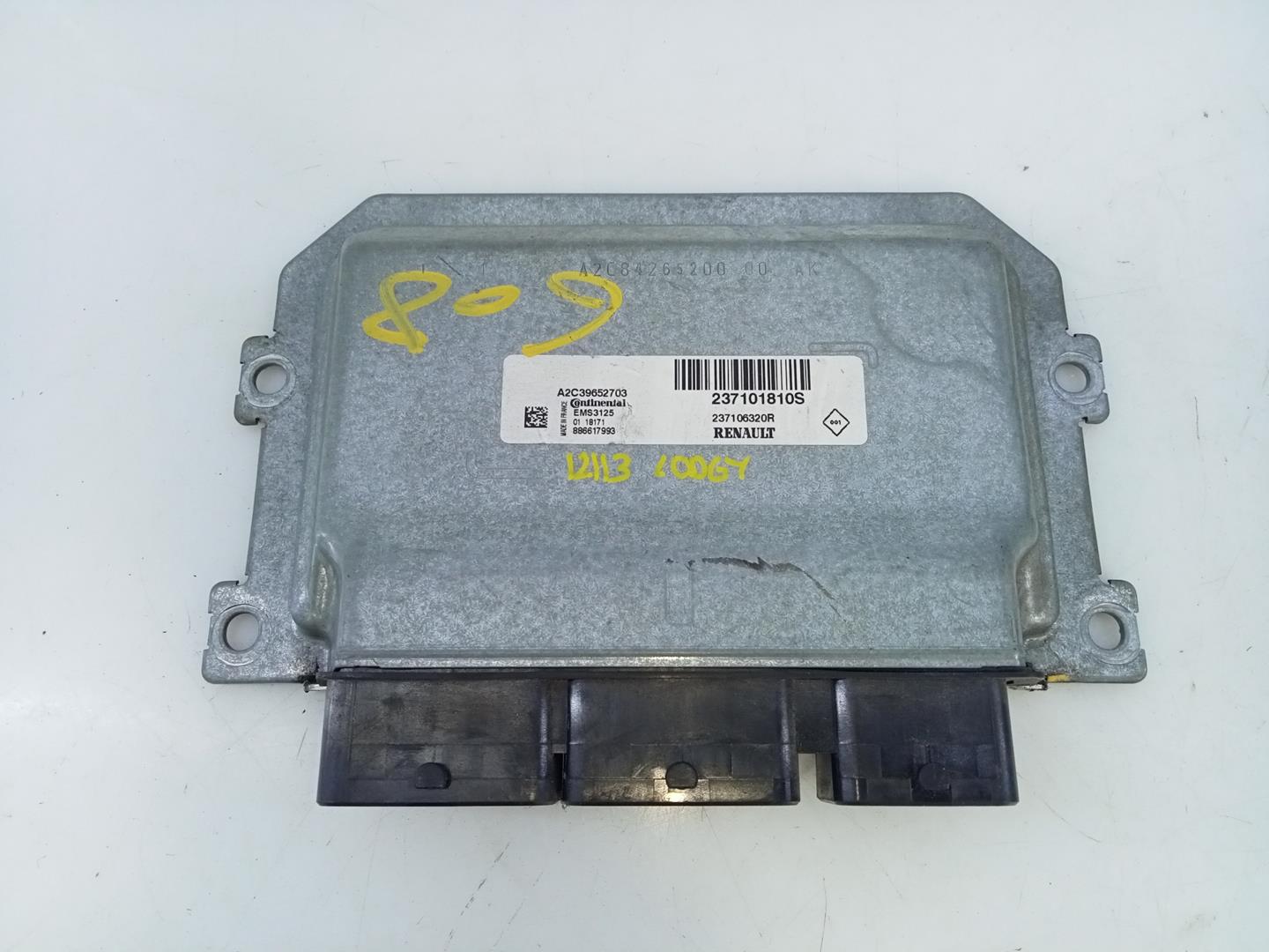 DACIA Lodgy 1 generation (2013-2024) Moottorin ohjausyksikkö ECU 237101810S,237106320R,E2-A1-40-1 24104269