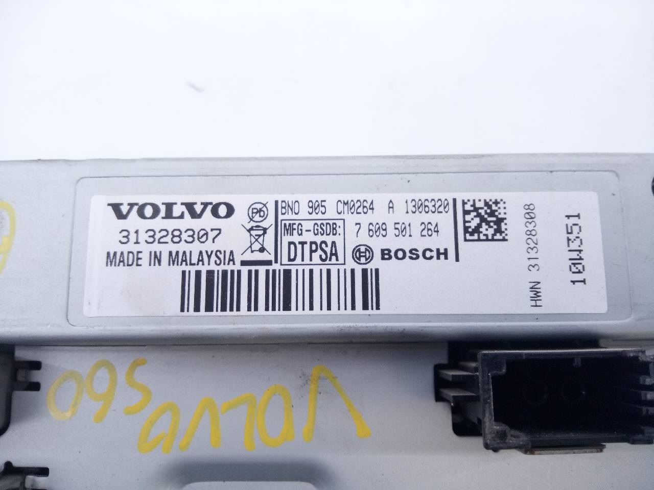 VOLVO 1 generation (2000-2009) Автомагнитола без навигации 31328307, 31328803AA, E3-B5-48-2 18507003