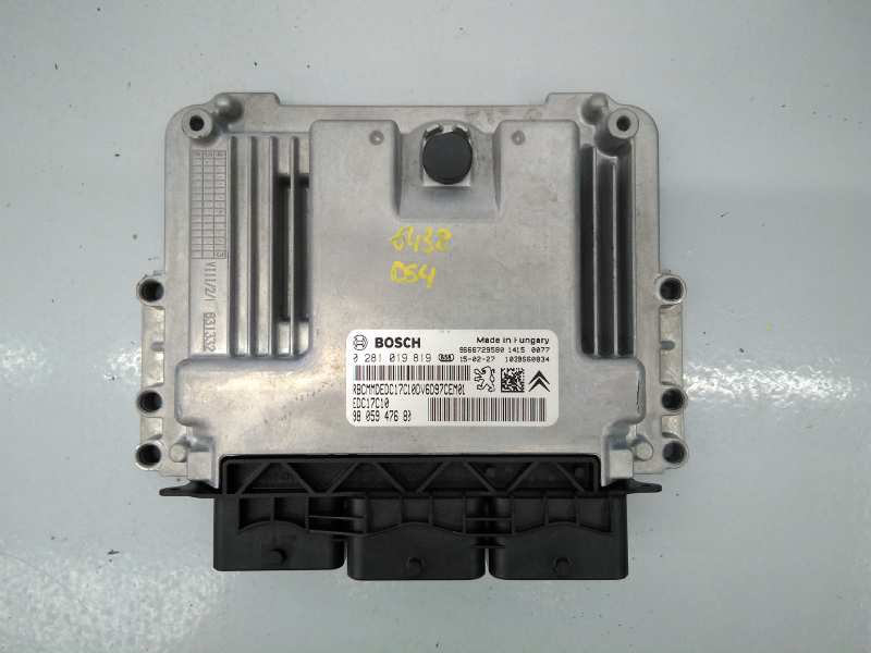 CITROËN DS4 1 generation (2010-2016) Engine Control Unit ECU 0281019819,9805947680,E3-A1-44-2 18492243