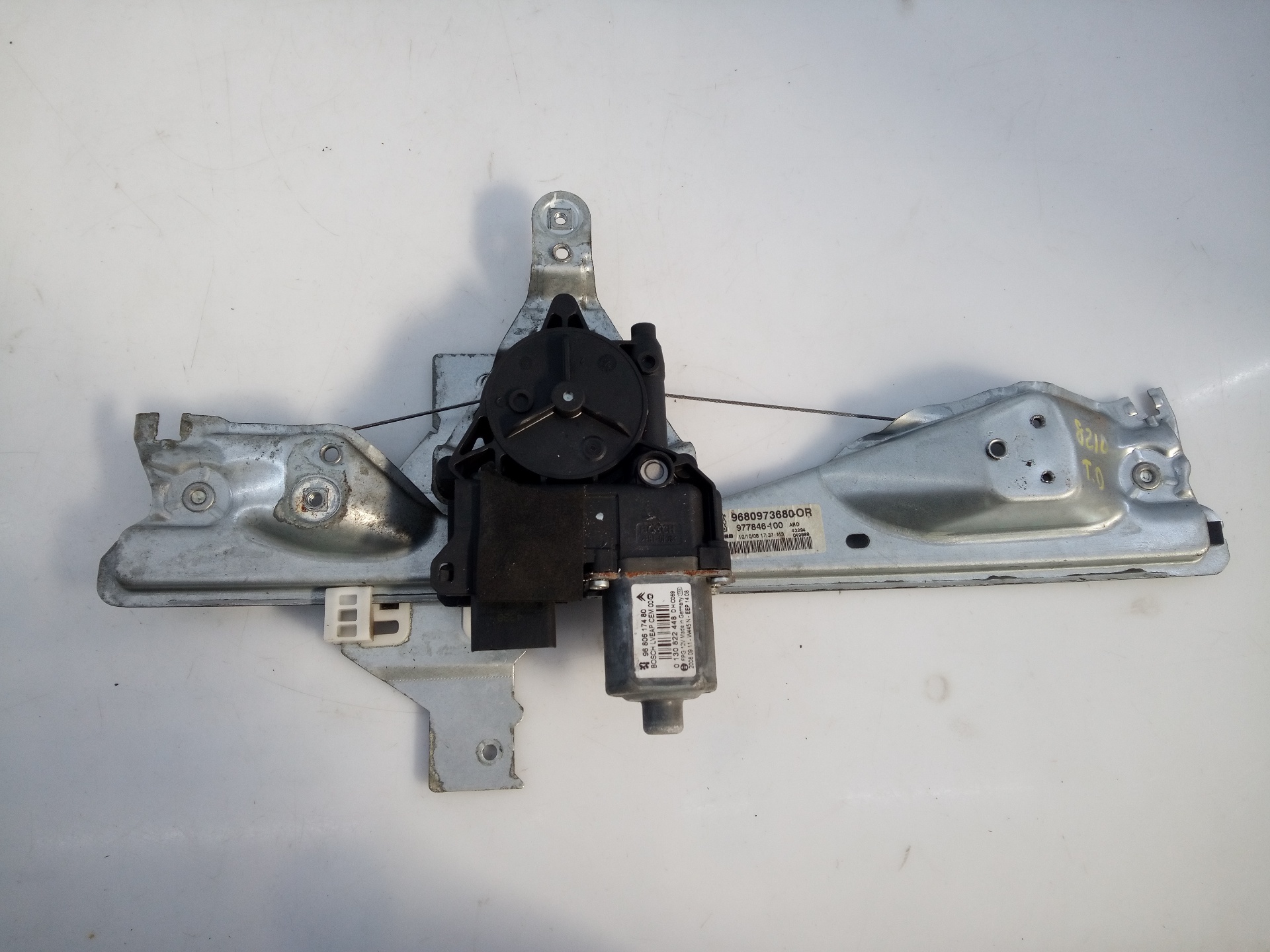 VOLKSWAGEN 308 T7 (2007-2015) Rear Right Door Window Regulator 9680617480,E1-A4-8-1 23750721