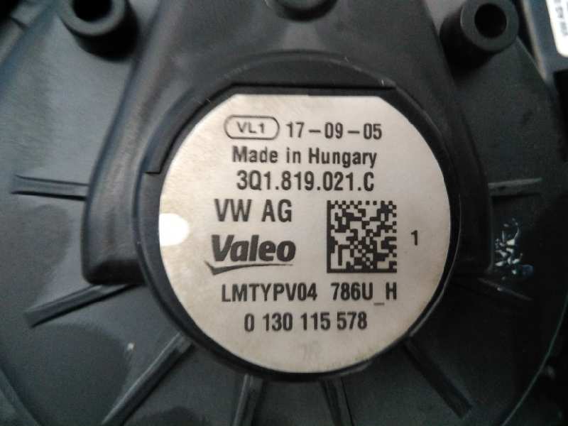 VOLKSWAGEN Tiguan 1 generation (2007-2017) Heater Blower Fan 5Q0907521C, 3Q1819021C, E1-B6-35-2 18498896