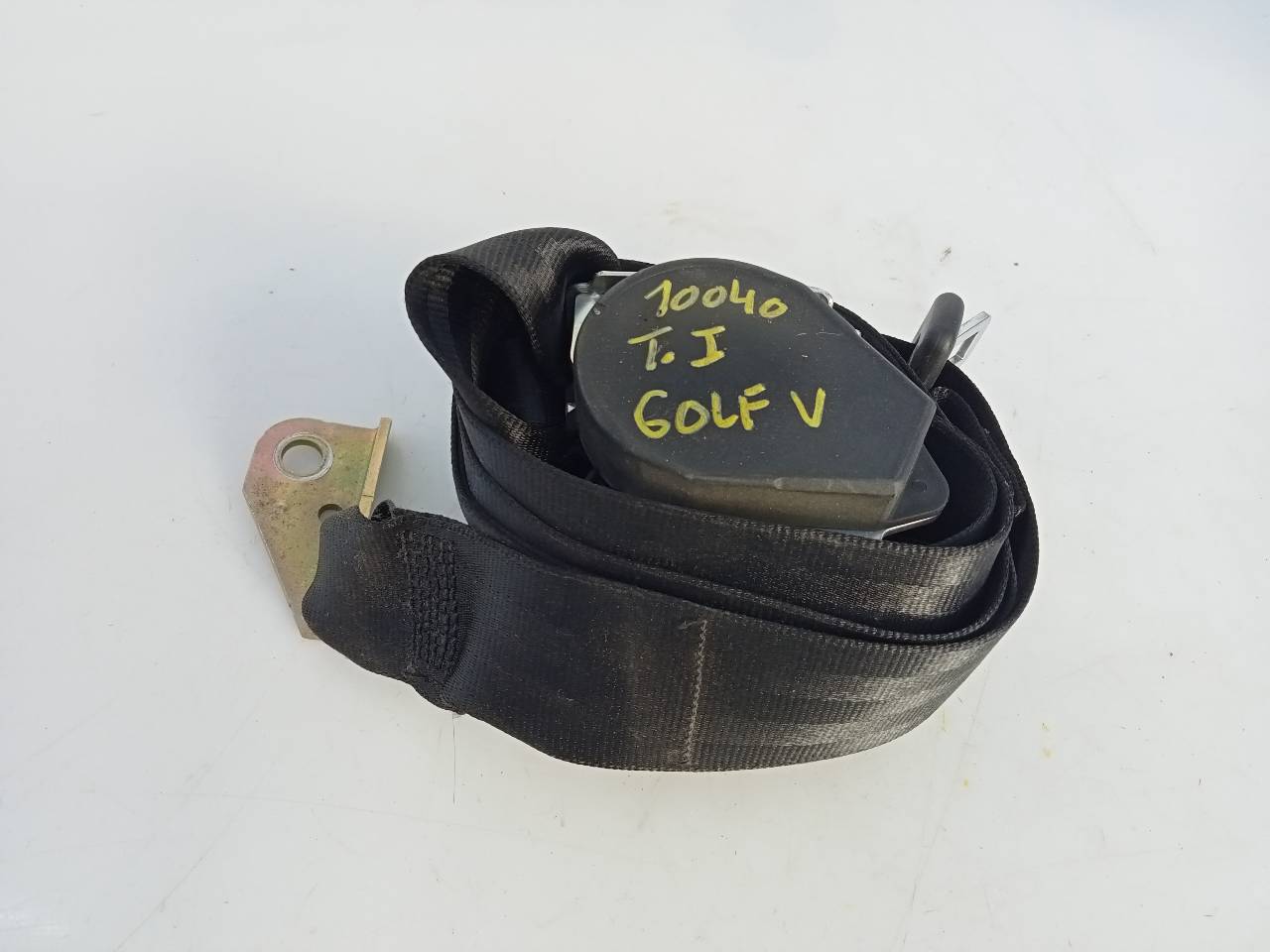 VOLKSWAGEN Golf 5 generation (2003-2009) Rear Left Seatbelt 603574600, E1-B6-51-2 20954619