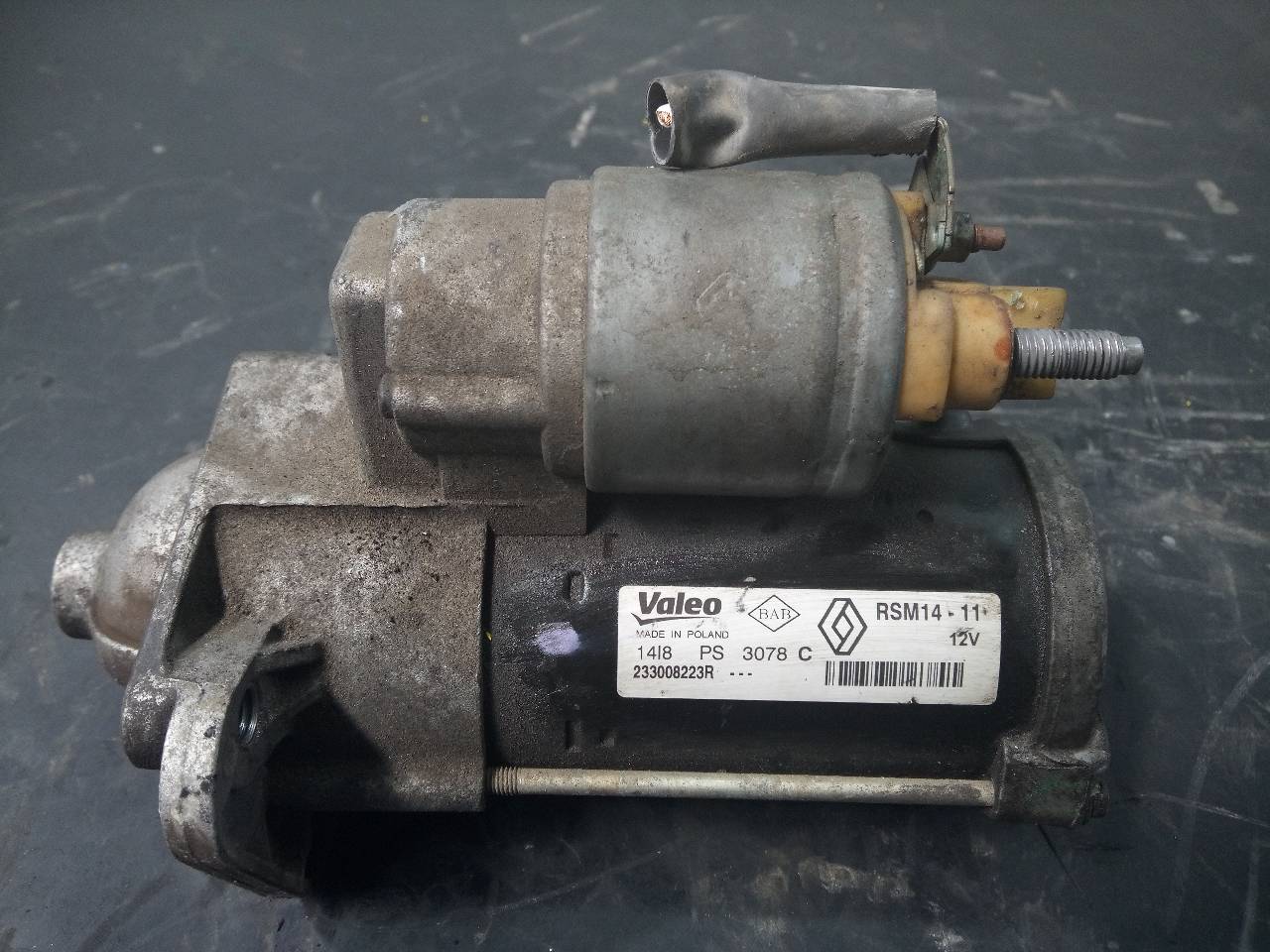 RENAULT Kangoo 2 generation (2007-2021) Starter Motor 233008223R, 233008223R, P3-A7-8-2 21821620