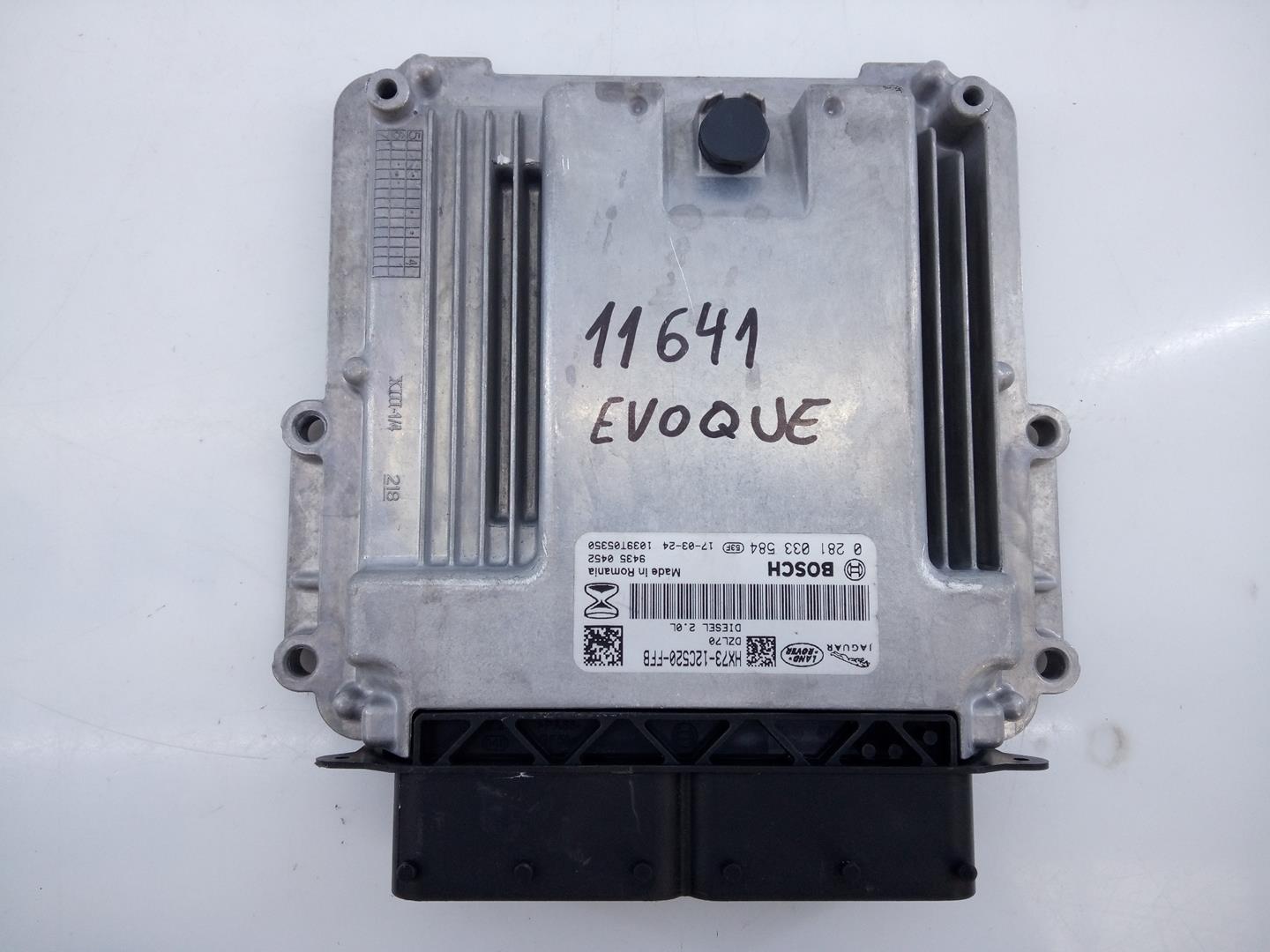 LAND ROVER Range Rover Evoque L538 (1 gen) (2011-2020) Engine Control Unit ECU HX7312C520FFB, 0281033584, E3-B3-18-4 21828244