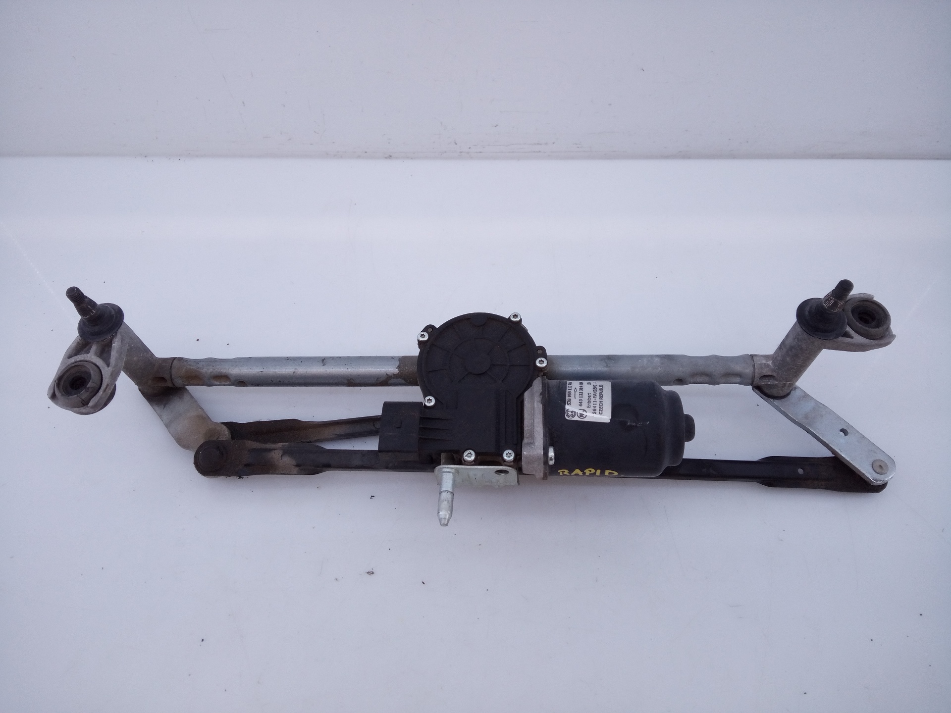 SKODA Rapid 2 generation (1985-2023) Front Windshield Wiper Mechanism 5JB955113, E1-A5-51-2 25062873