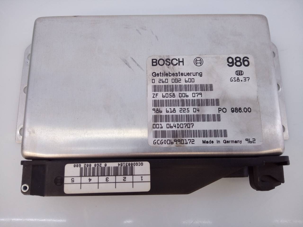 PORSCHE Boxster 986 (1996-2004) Блок управления коробки передач 98661822504, 02650002600, E3-B6-58-5 18715500