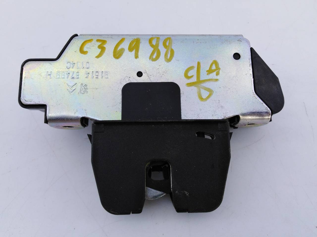 CITROËN C1 1 generation (2005-2016) Tailgate Boot Lock 9151487499H,0114C,E2-A1-34-3 18535551