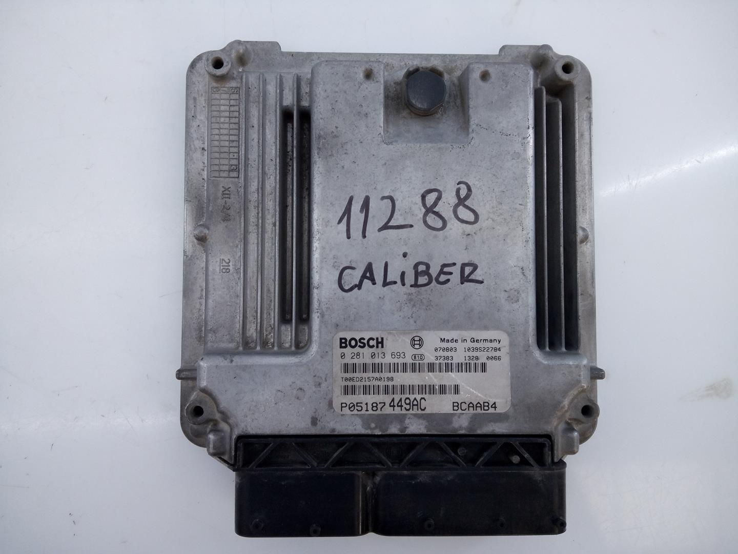 DODGE Caliber 1 generation (2006-2013) Engine Control Unit ECU P05187449AC, 0281013693, E3-B6-4-2 21826775