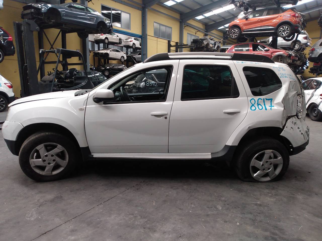 DACIA Lodgy 1 generation (2013-2024) Стеклоподъемник задней левой двери 8200733833,9030255,E1-B3-32-1 18696167