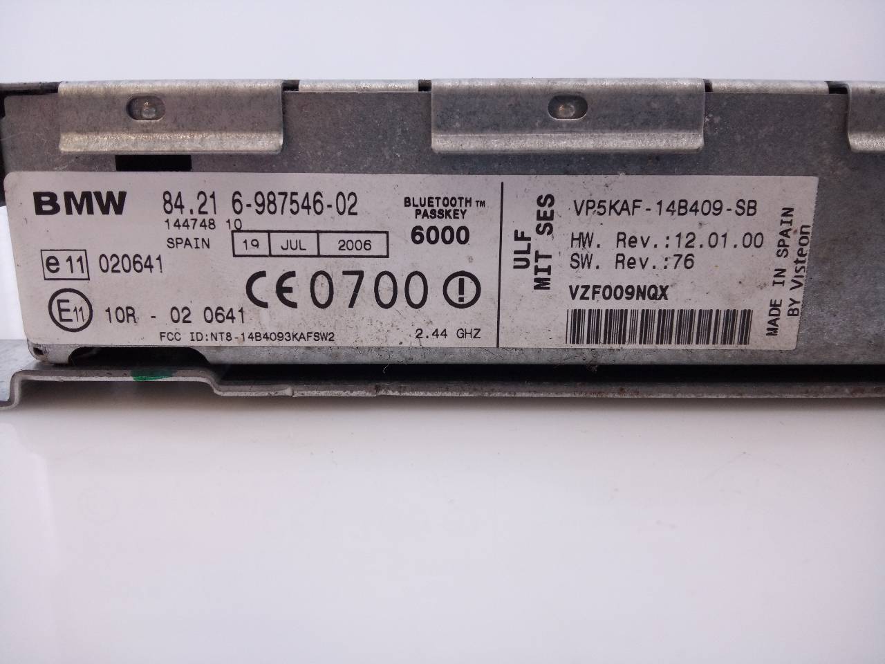 BMW X5 E53 (1999-2006) Other Control Units 698754602,VP5KAF14B409,E3-A2-23-1 18702982