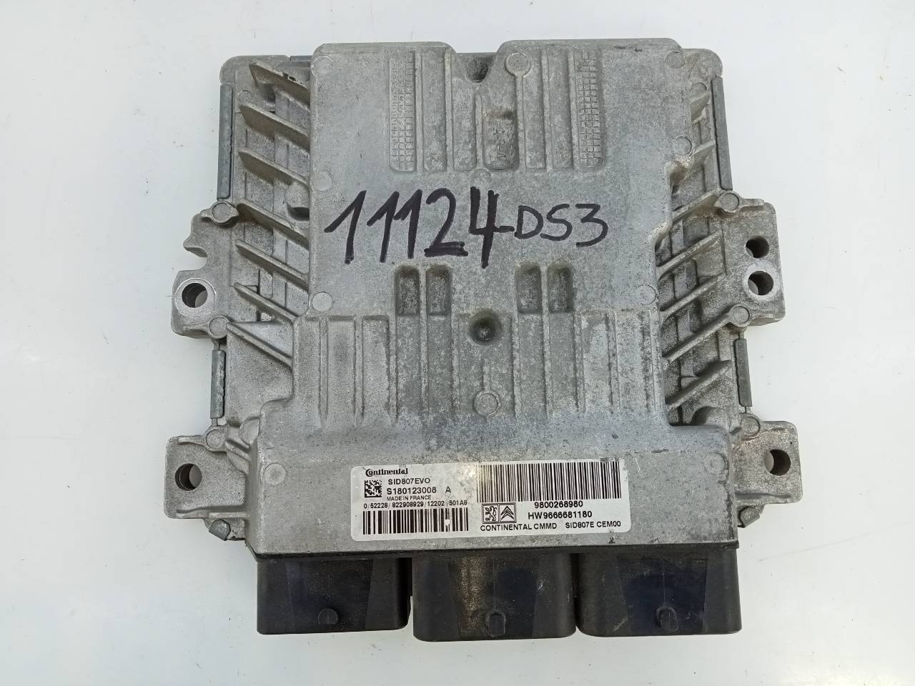 CITROËN Megane 3 generation (2008-2020) Motorkontrolenhed ECU 9800268980,S180123008,E3-B2-24-2 20966349