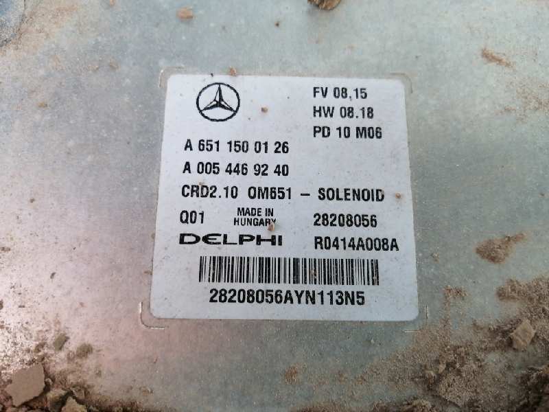 MERCEDES-BENZ C-Class W204/S204/C204 (2004-2015) Unitate de control motor A6511500126 18539181