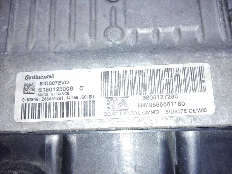 CITROËN C4 Picasso 2 generation (2013-2018) Engine Control Unit ECU 9666681180, 180123008C, E3-B2-30-1 24483899